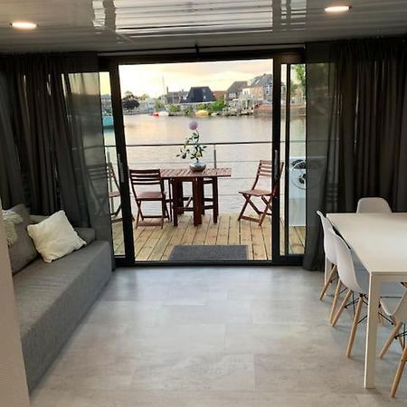 Ferienwohnung Unique New Houseboat Moored 4 Zwartsluis Exterior foto